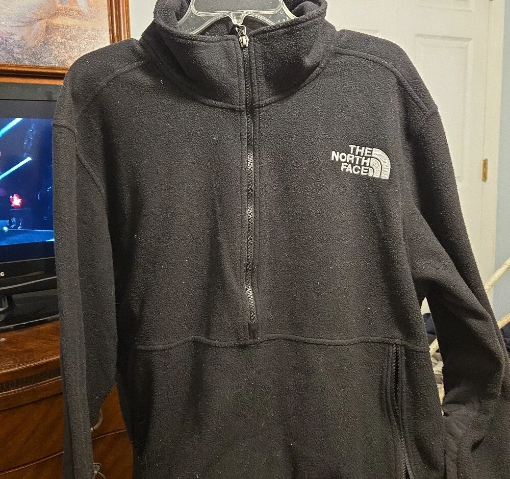 The North Face Black Half-Zip Fleece Pullover